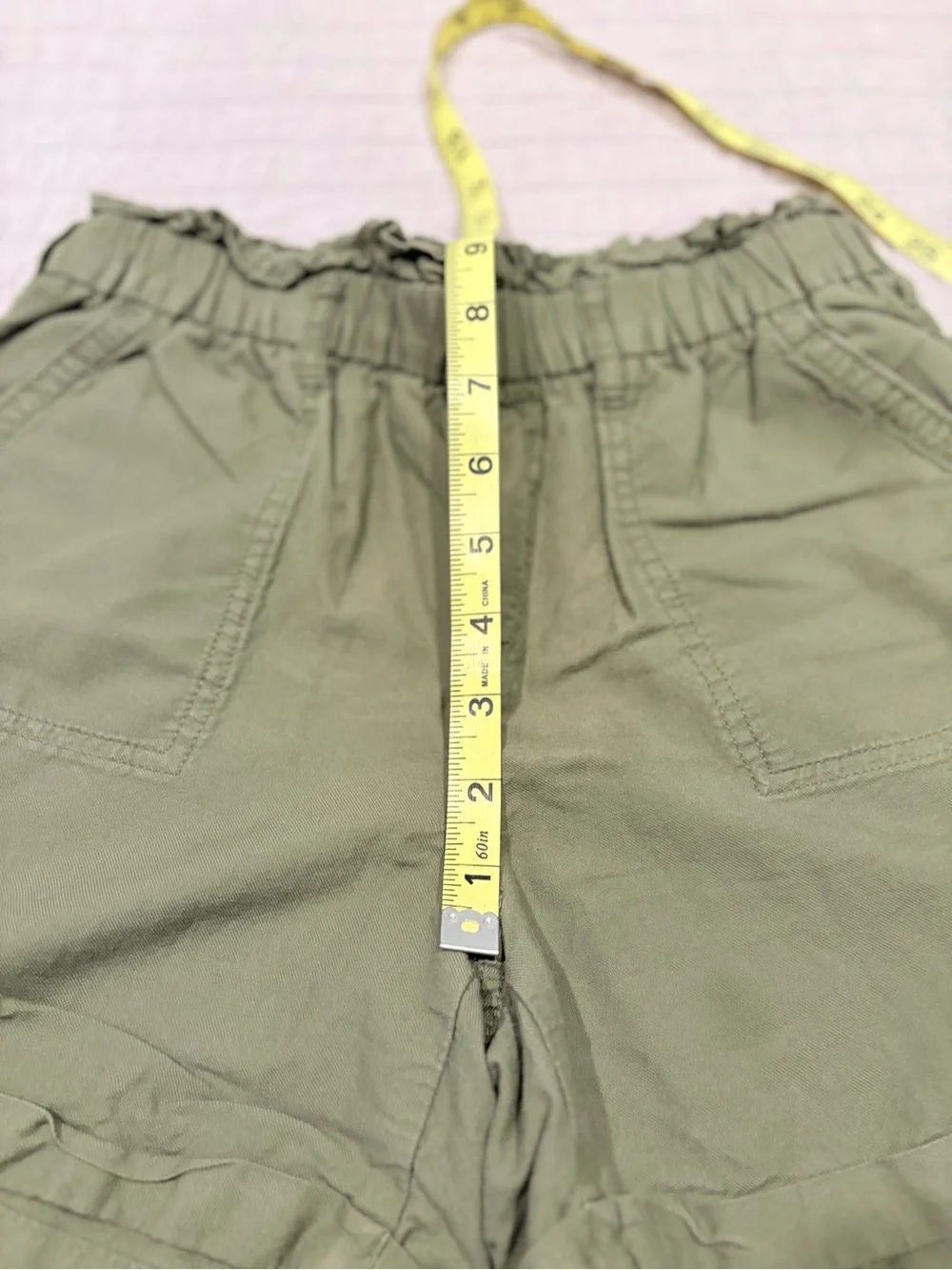 Gap Kids Olive Green Pull-On Utility Shorts XL